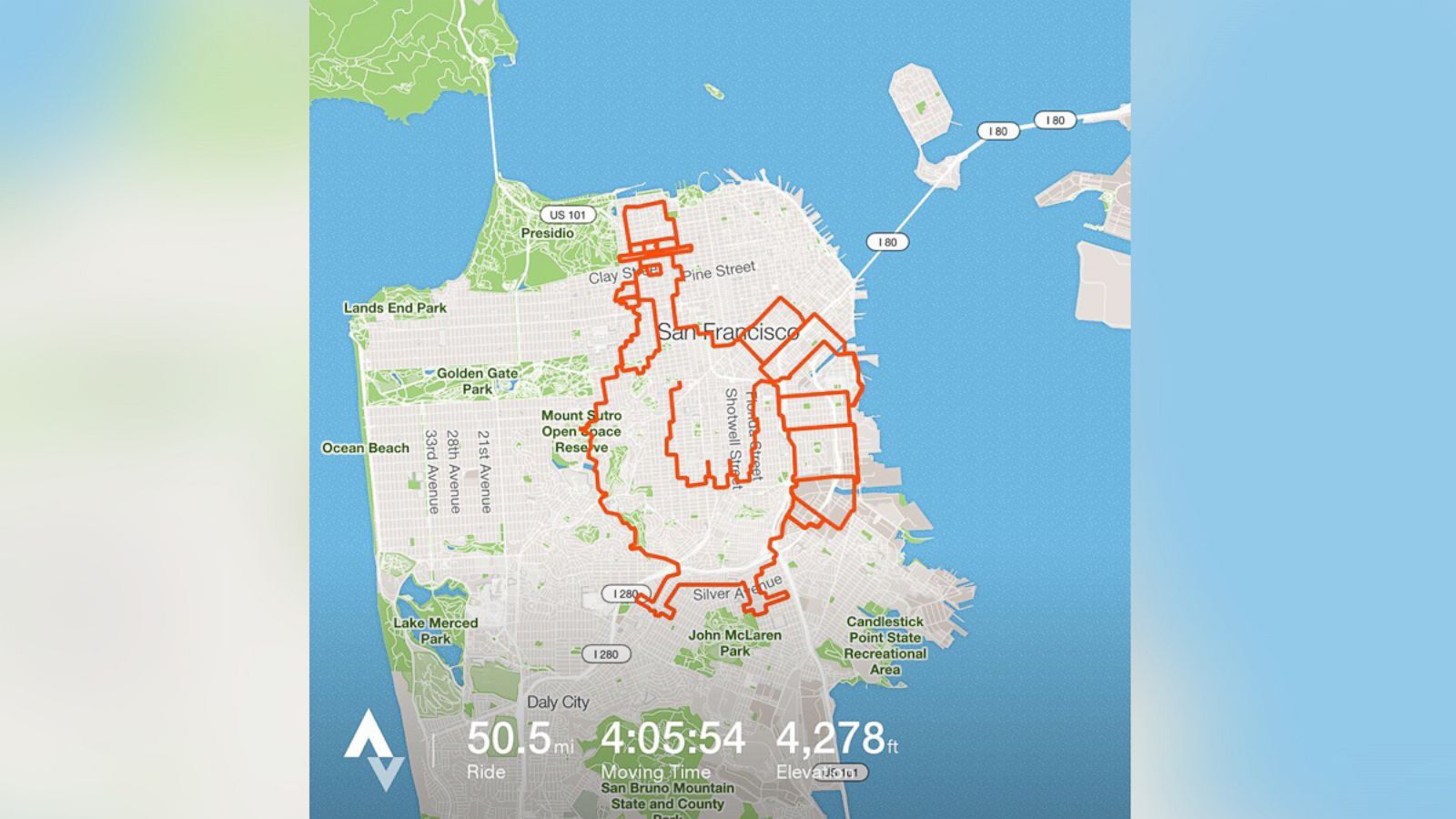 50 mile bike ride