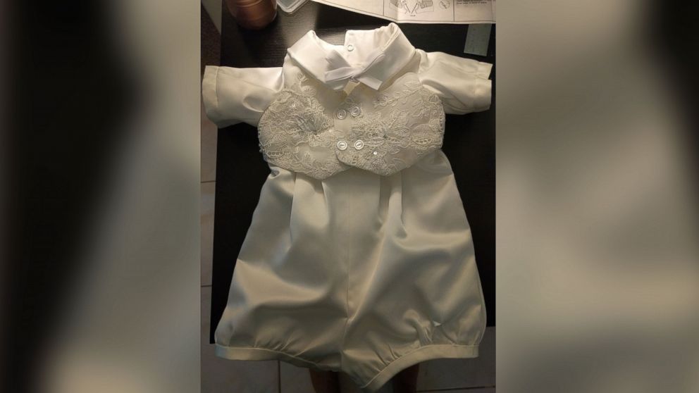 wedding dress into baptism gown