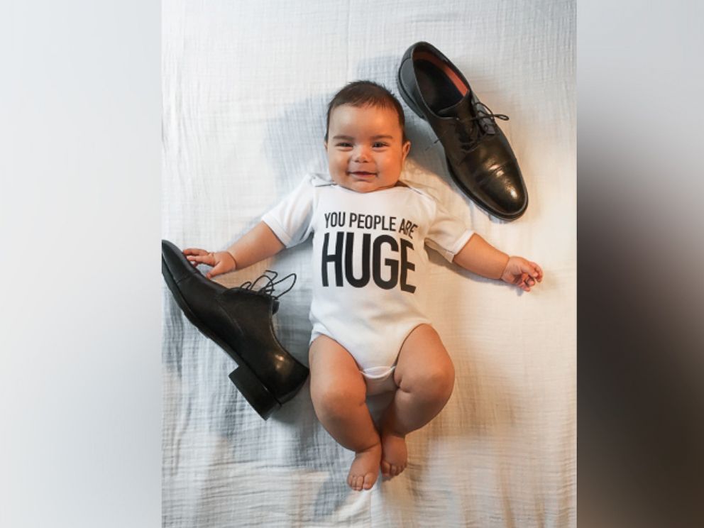 PHOTO: Istanbul-based marketing manager Ceylan Sahin Eker posts weekly photos of her son, Timur, in adorable and funny onesies.