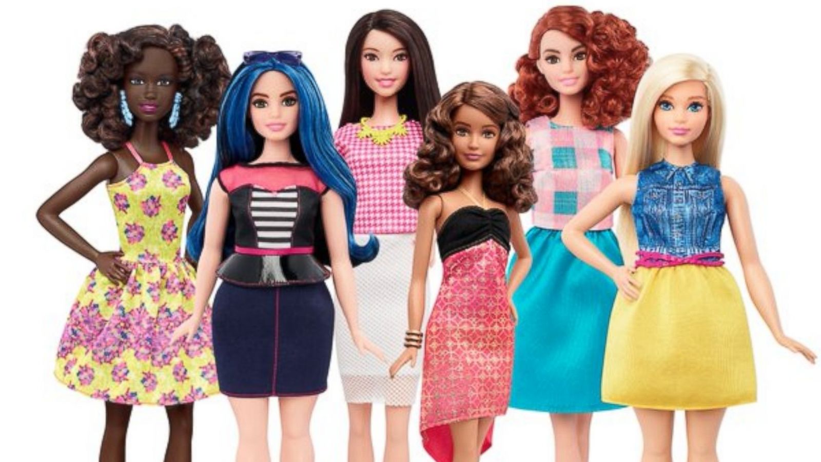 dat is alles Justitie lichtgewicht Barbie Introduces New Curvy, Tall and Petite Dolls - ABC News