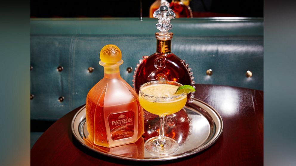 The London NYC hotel debuted it's "Billionaire Margarita" recipe, pictured here.