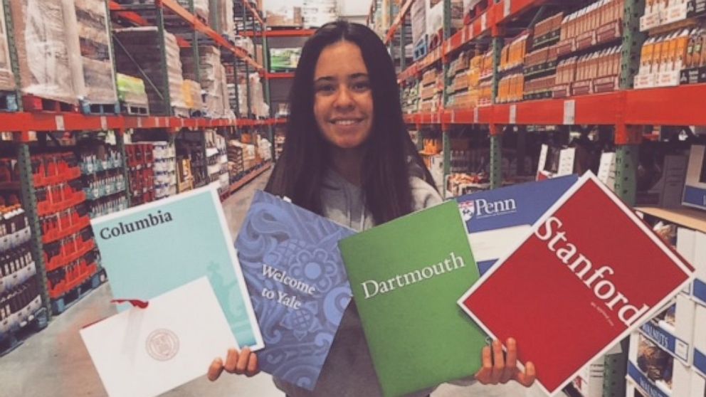 PHOTO: High school senior Brittany Stinson got accepted into five Ivy League schools and Stanford thanks to her essay about her love of Costco.