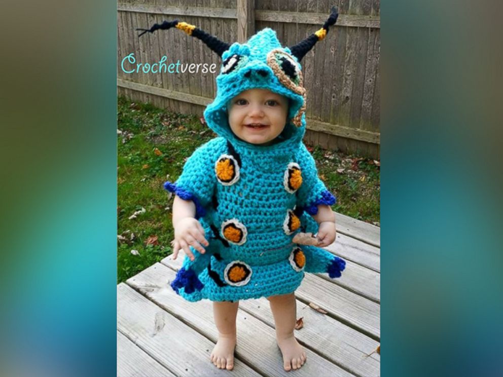 PHOTO: Stephanie Pokorny, of Mentor, Ohio, is going viral for her epic crocheted costumes. 