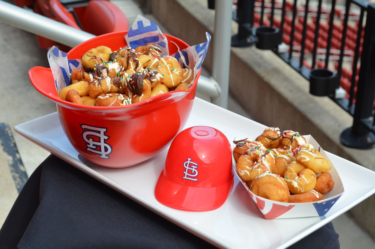 PHOTO: The St. Louis Cardinals are debuting their Dinger's Donuts this season.