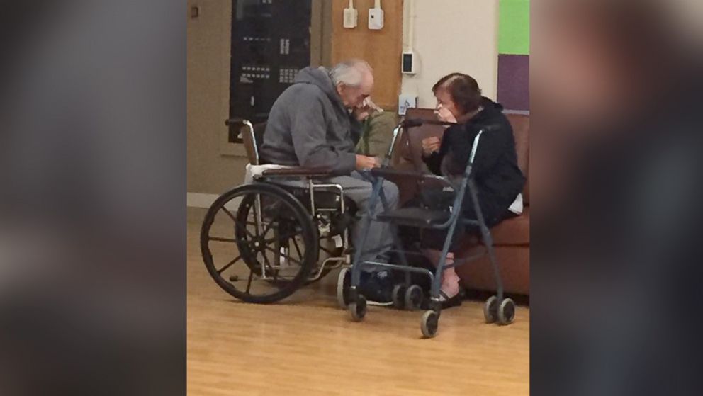 PHOTO: Anita Gottschalk, 81, and Wolfram Gottschalk, 83, have been heartbroken since they've been forced to live in separate nursing homes, according to their 29-year-old granddaughter Ashley Bartyik. 
