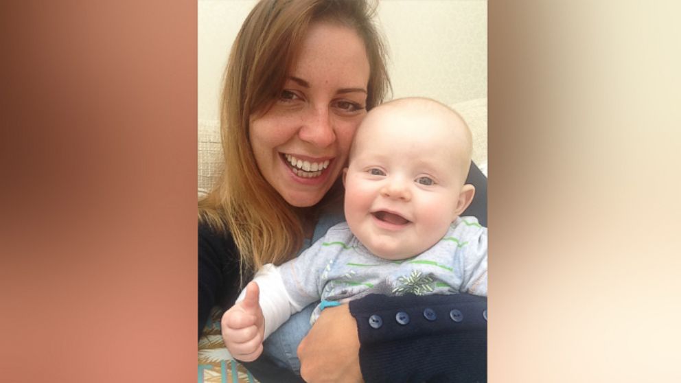 PHOTO: Gemma Colley and her son, Cooper, 7 months. 
