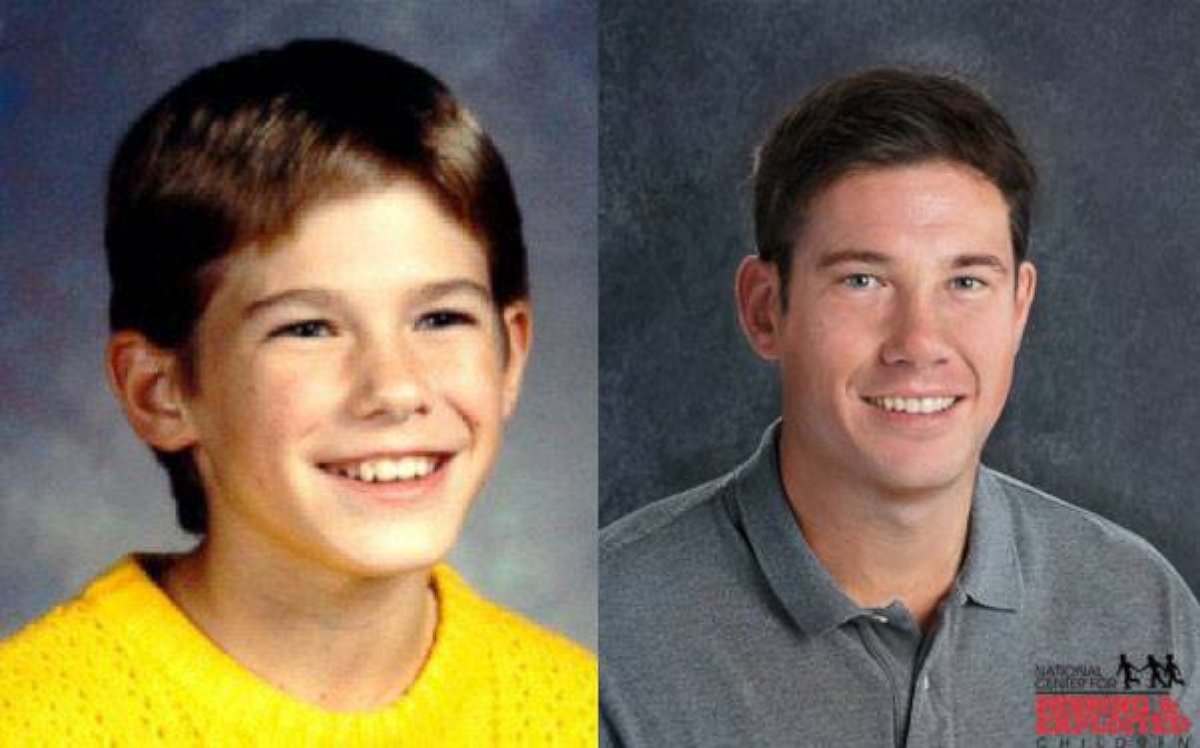 PHOTO: Jacob Wetterling went missing on October 22, 1989 in St. Joseph, MN. Pictured on the left is Jacob at age 11. Pictured on the right is NCMEC's age progression of what Jacob might look like today.