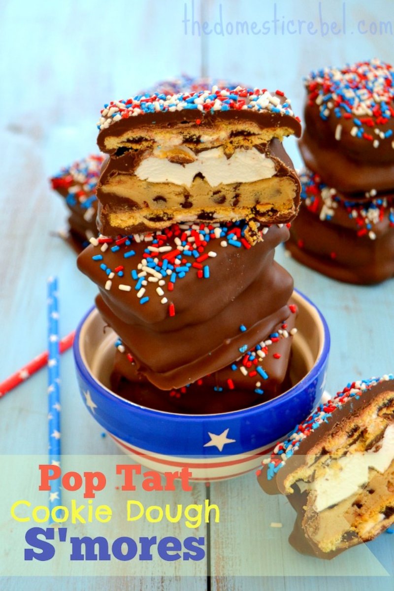 PHOTO: The Domestic Rebel's Pop Tart Cookie Dough S'mores
