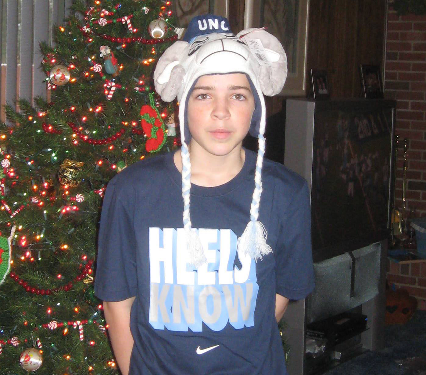 PHOTO: Mason Spencer is seen in University of North Carolina Tar Heels gear in this undated family photo. 