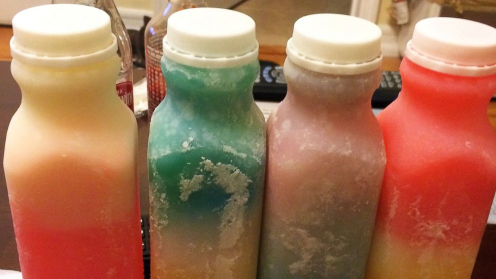 An order of alcoholic slushies called Phrosties, available in New York City. 
