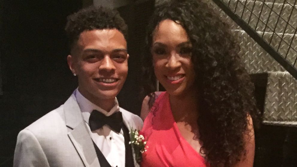 Melissa Roshan Potter was the date to her son Trey's prom, an event she never got to attend as a teen.