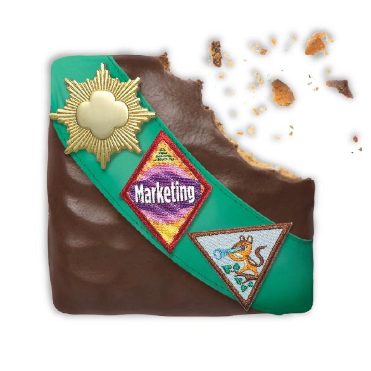 PHOTO: The Girl Scouts are introducing a s'mores-inspired cookie made of a crispy graham cookie dipped in a creme icing and covered in chocolate.