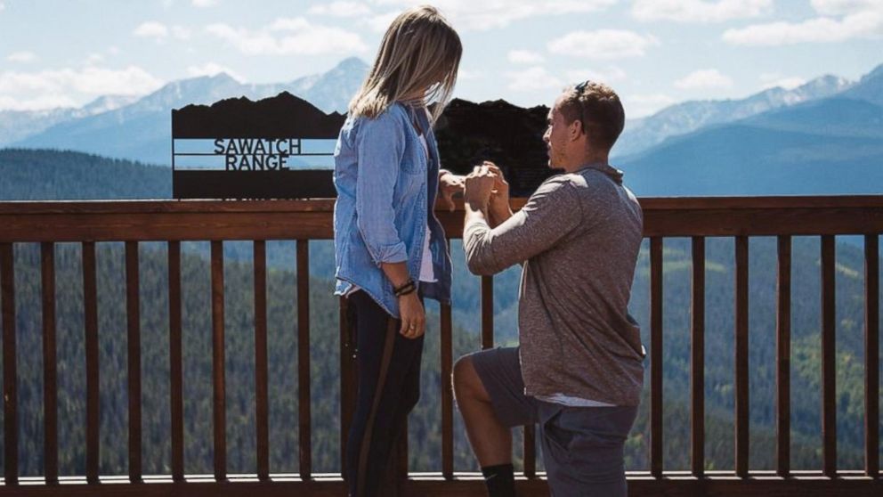 PHOTO: Zach Baldwin, 24, surprised his now wife Catie Bossard Baldwin, 25, by proposing to her and then asking her to get married immediately.