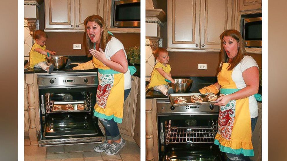 Mum-of-five spends £60 giving her bland kitchen a psychedelic