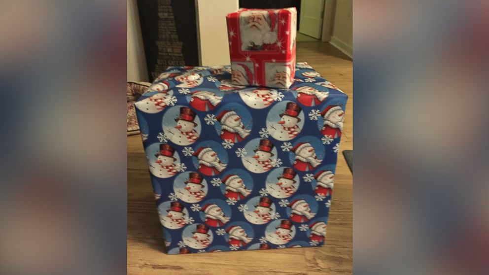 Lucas Roof, assistant manager at Broadstone Balboa Park in San Diego, wrapped presents for his residents in their '12 Acts of Kindness' campaign.