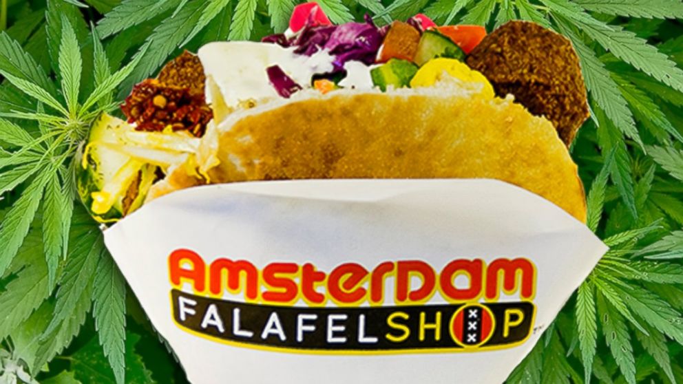 PHOTO: Amsterdam Falafel in Washington, D.C. recently launched a "pot-pairing menu" of sandwiches that will heighten the experience of widely-found marijuana strains.