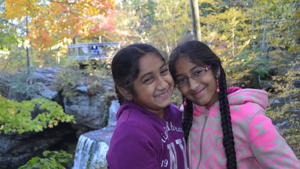 PHOTO: Eashana, 12, right, created an app to help her sister, Meghana Subramanian, 9, who is on the autism spectrum.