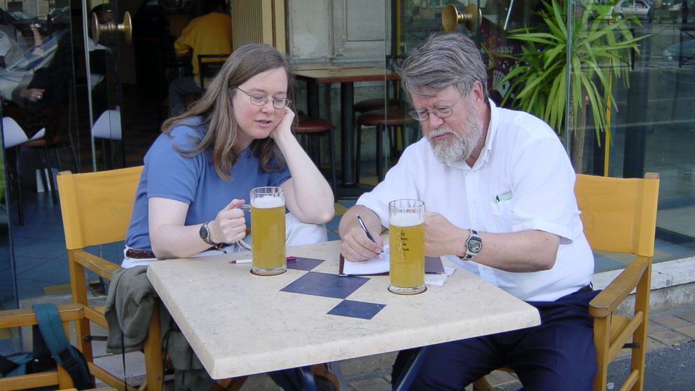 Bob and Ellie Tupper stopped at Brasserie l'Entre Temps on a tasting trip to Valenciennes, France in 2001.