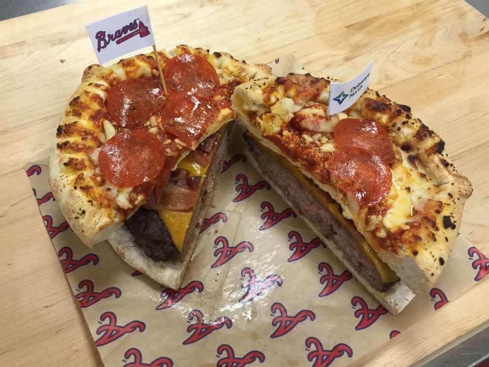 PHOTO: The Atlanta Braves are debuting their Burgerizza this season.