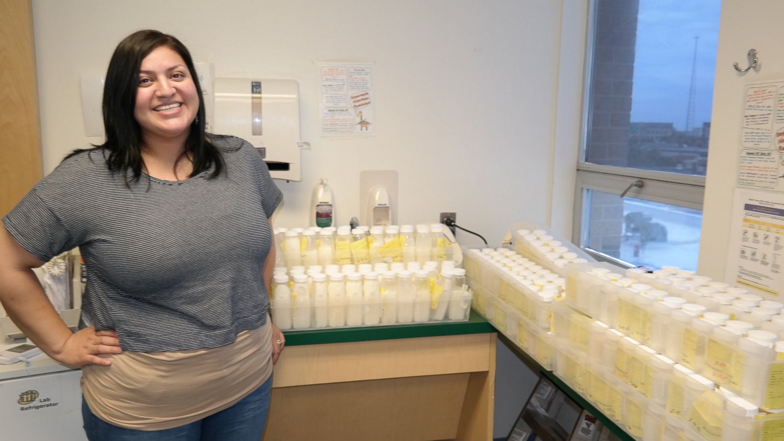 Mum who donates breast milk for 15 babies shows huge size