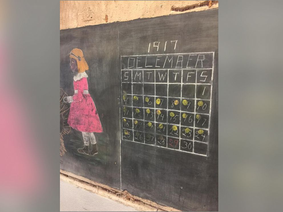 School Scrambles To Preserve Newly Discovered Chalkboards From