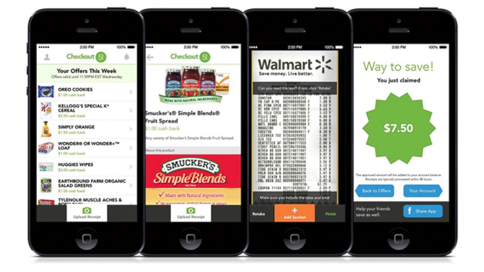 PHOTO: Couponing has picked up steam online, with new apps like Checkout 51 offering discounts from national brands minus the paper and scissors.