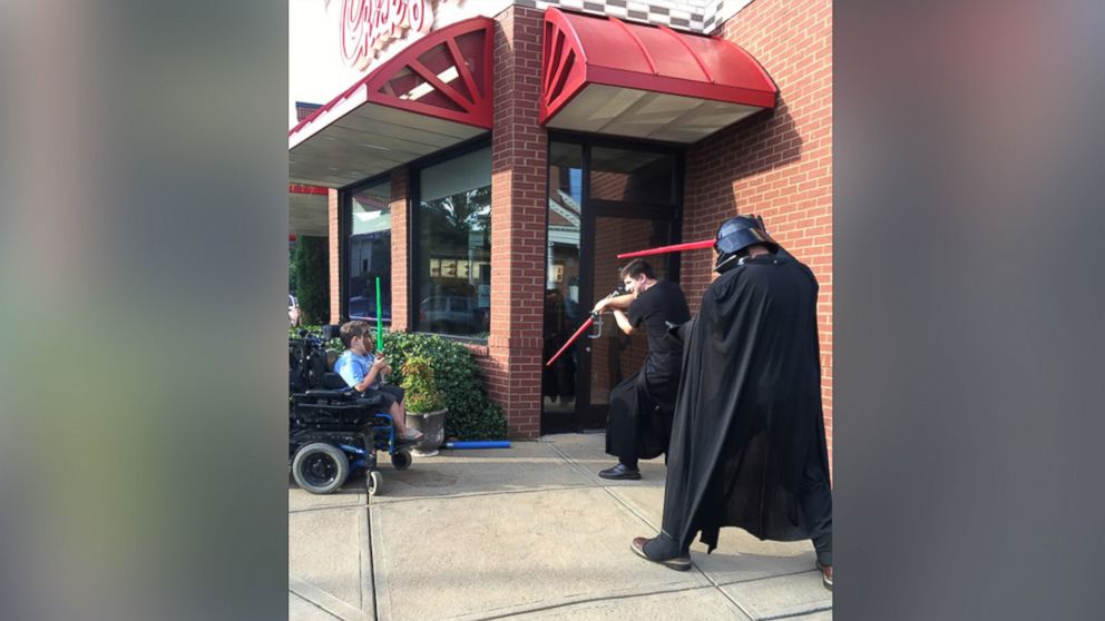 PHOTO: Kari Merriken took to Facebook on July 22 to thank the employees of Chick-fil-A in Columbus, Georgia for playing with her son Caleb, who has spinal muscular atrophy, after he was left out of a group of children playing nearby. 