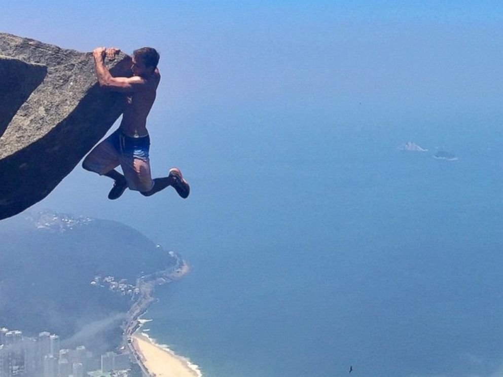 Brazilian Couple's Frightening Cliffhanging Photos Will Make Your Heart