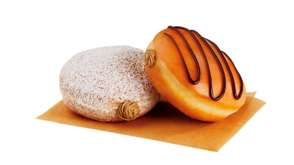 Dunkin' Donuts has added donuts made with its own coffee to its menu.