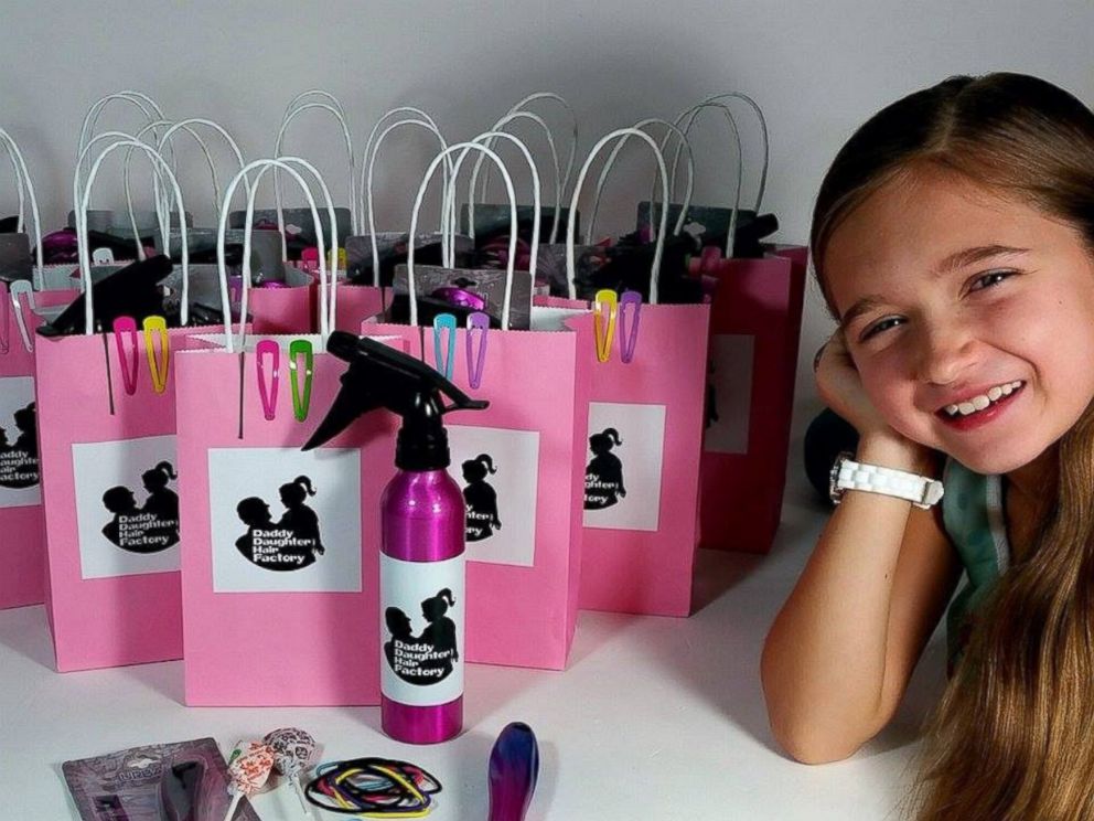 Florida Father Creates Daddy Daughter Hair Factory Class Abc News