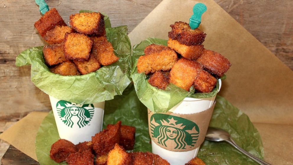 Guests will go crazy over deep-fried pumpkin spice latte-soaked pound cakes.