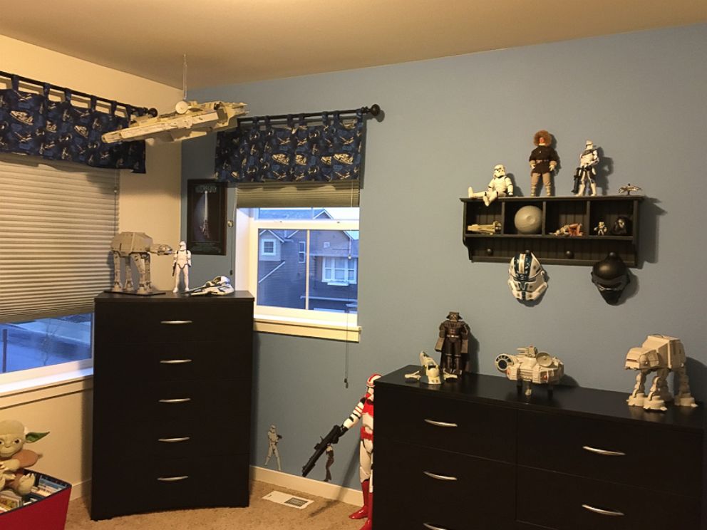 PHOTO: The Dutilly family of Washington gave ABC News a tour of their sons' 'Star Wars' themed bedroom.
