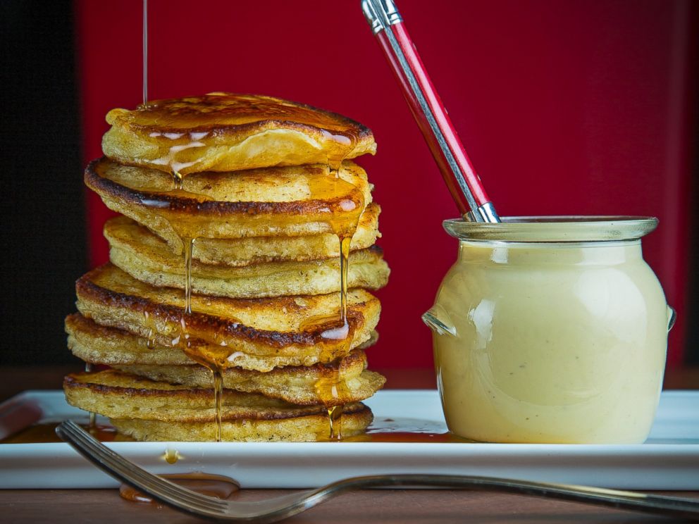 PHOTO: Eggnog pancakes.