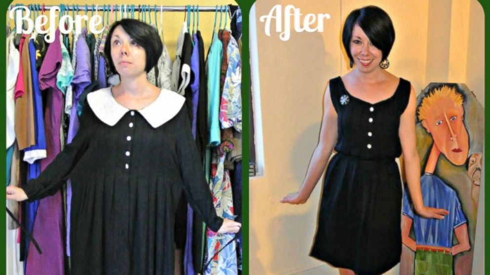 On ReFashionista.net, Jillian Owens shows how to breathe new life into dated thrift store duds.
