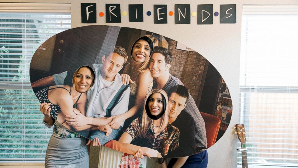 PHOTO: This bride-to-be's closest friends and family threw her an elaborate "Friends"-themed bridal shower. 