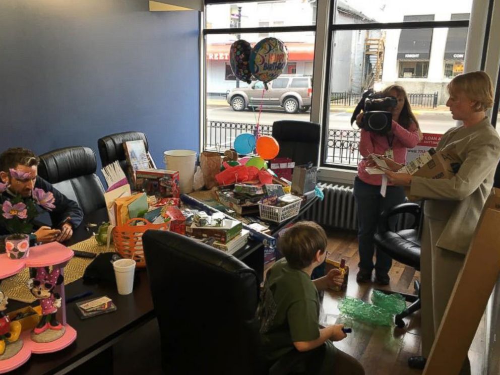 PHOTO: Since his grandmother's Facebook post, Gerald has received cards and gift from strangers worldwide.
