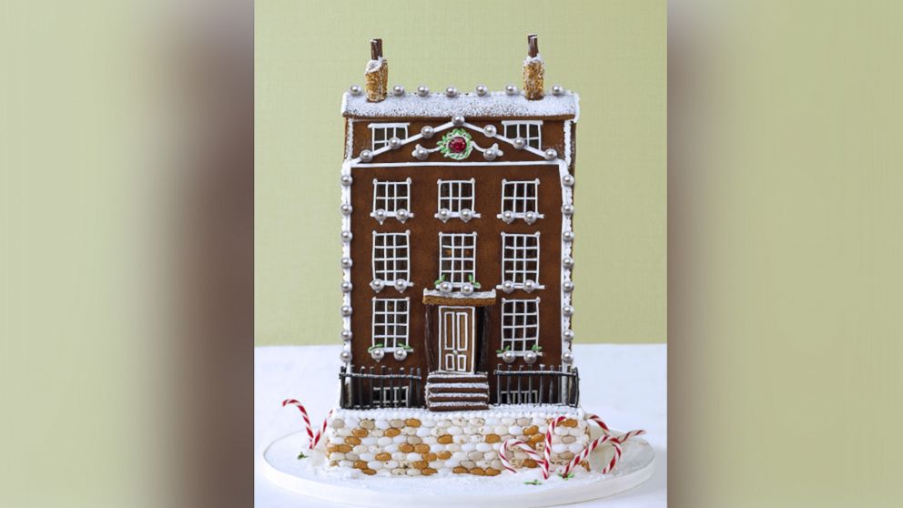 A rendering of a $77,000 gingerbread house.