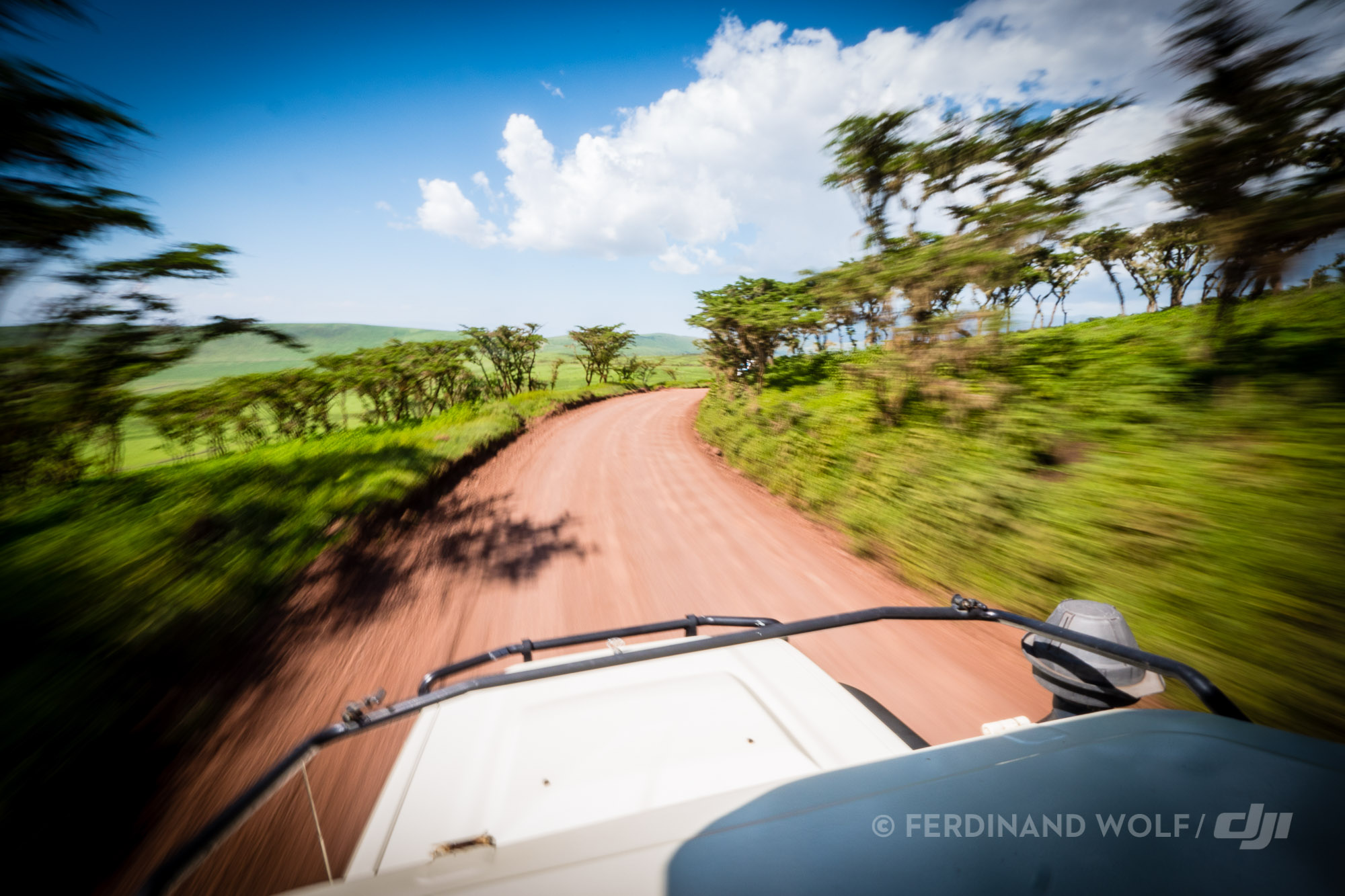 PHOTO: A drone camera set up for the "GMA" live safari event captured the stunning scenery of Tanzania's Ngorongoro Crater.