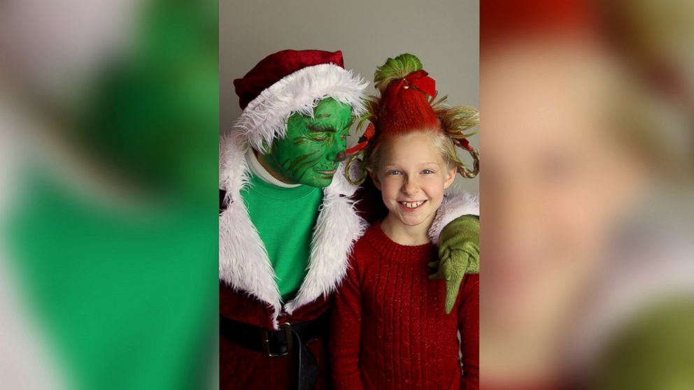 PHOTO: Kids and their parents were transformed into the "Grinch" and "Cindy Lou Who." 