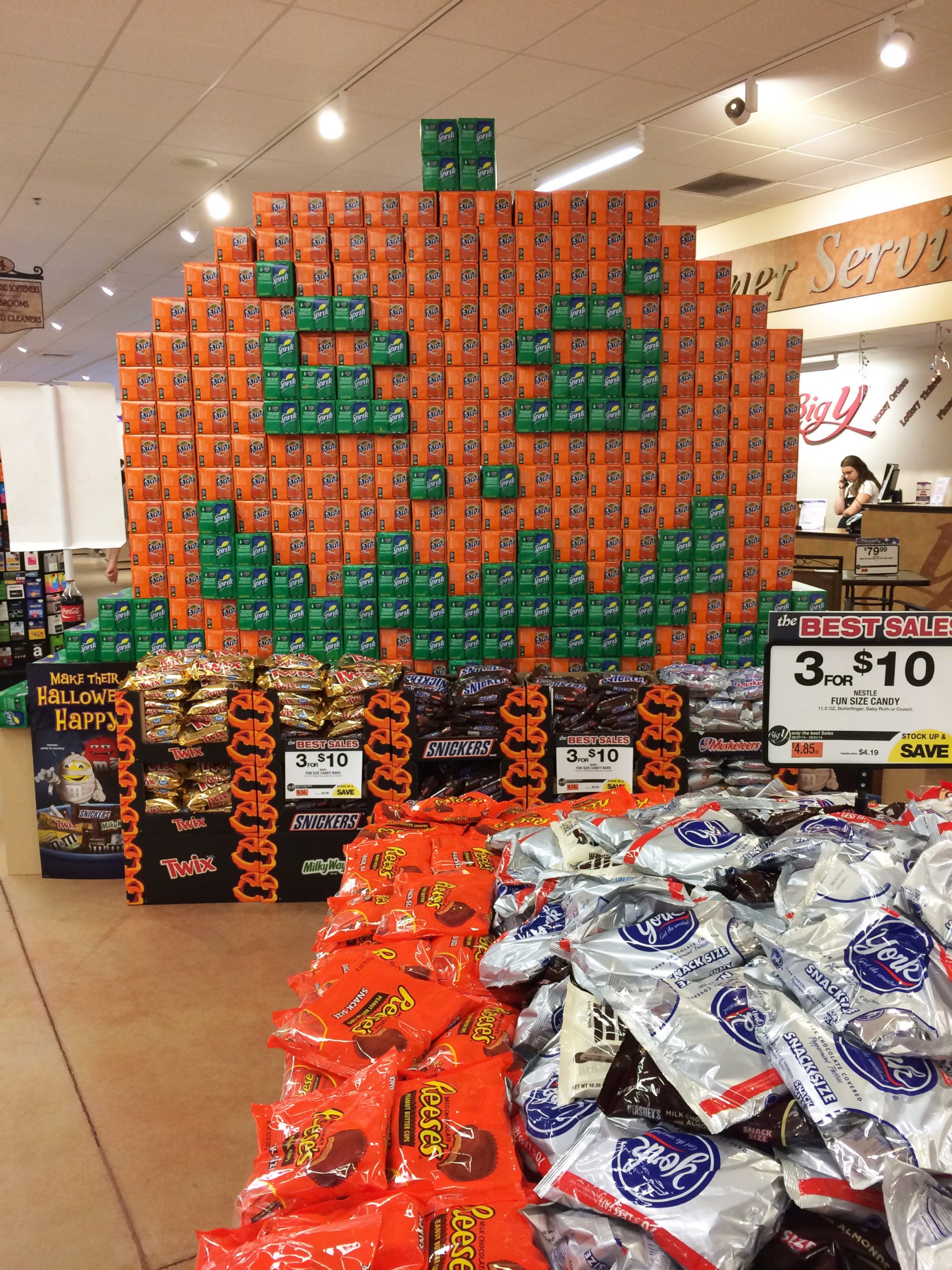 PHOTO: Halloween displays are already in stores.