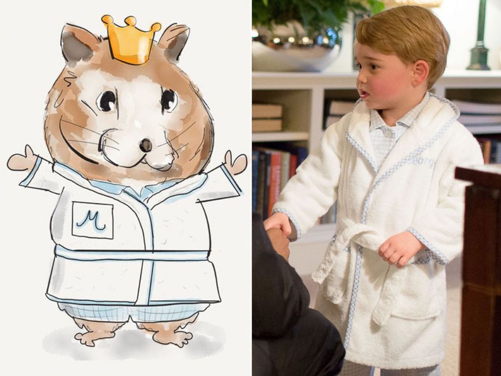 PHOTO: Prince George and Princess Charlotte's new pet hamster Marvin has earned a following on Twitter as HRH Marvin the Royal Hamster.