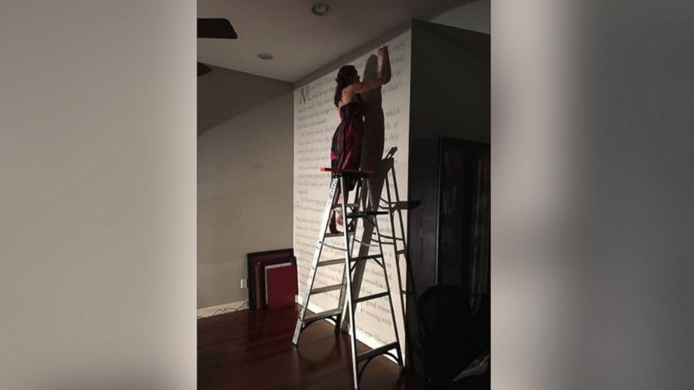 PHOTO: Author Meredith McCardle was inspired by Harry Potter to create a fun DIY project in her new Florida home.