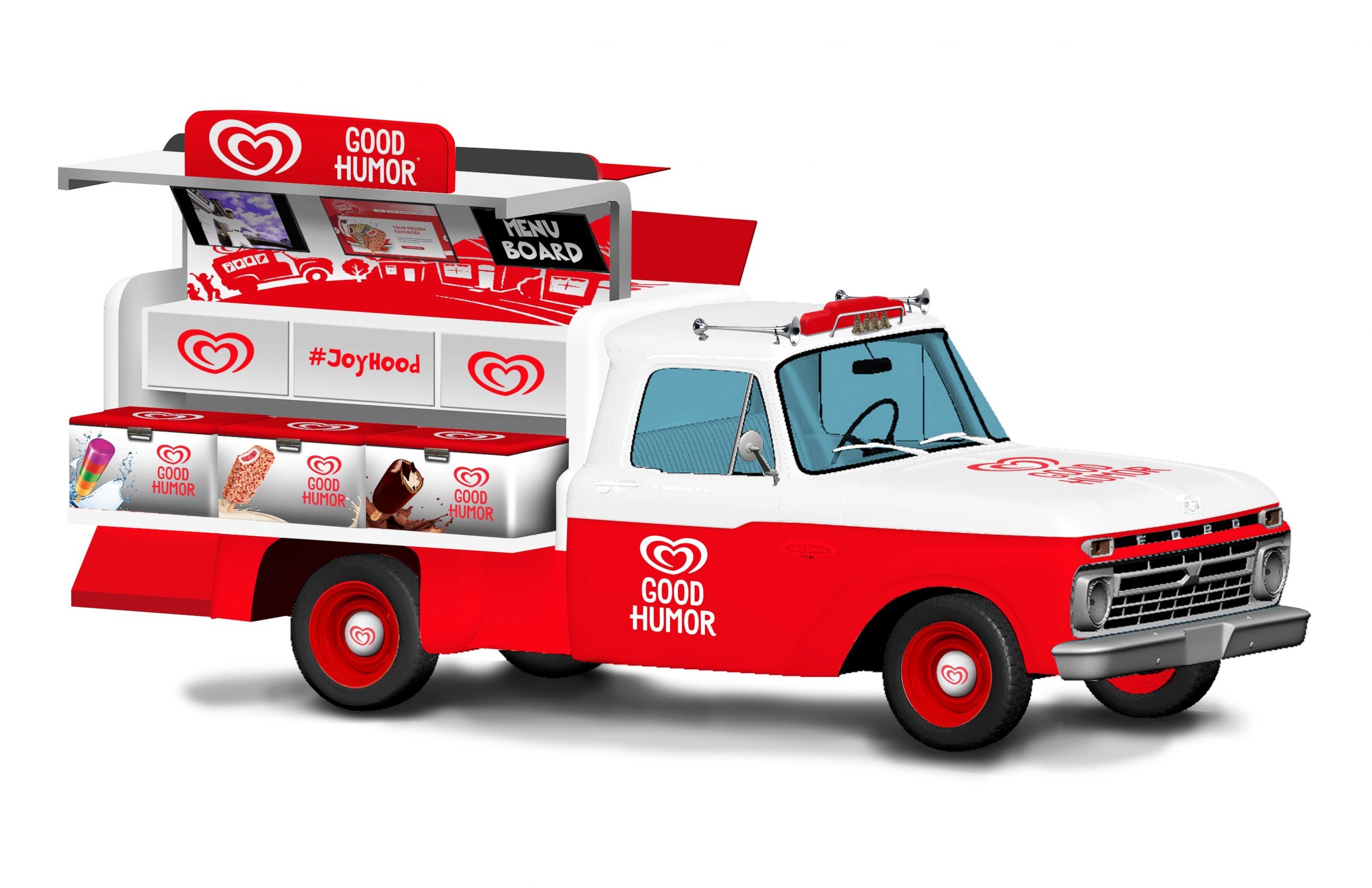 PHOTO: A rendering of the updated Good Humor truck touring the Northeast this summer.