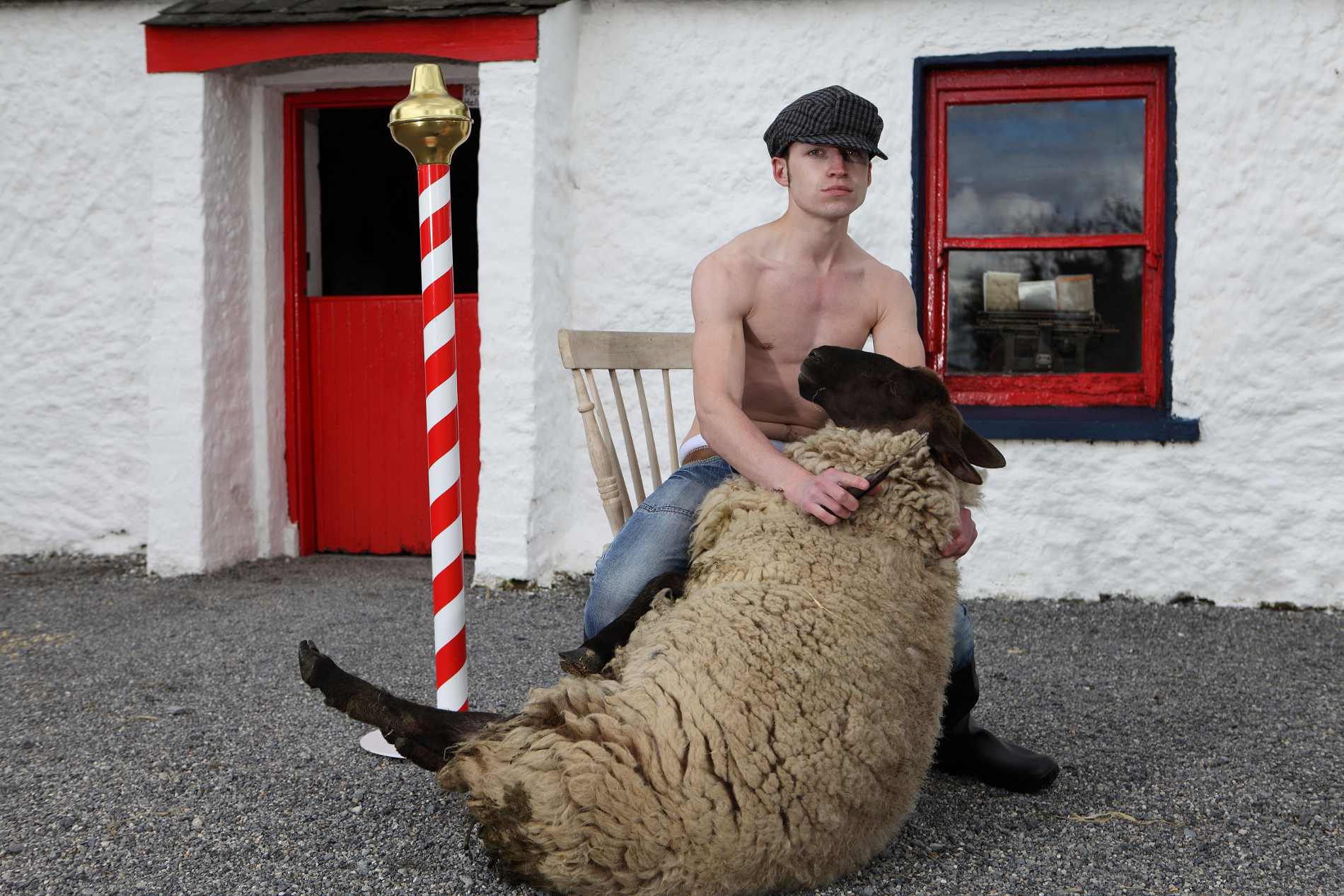 PHOTO: Hunky Irish farmers pose in hilarious photos for the 'Irish Farmers' book by Ciara Ryan.
