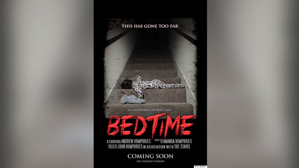 John Galbincea's is the feature of a parody horror movie poster.