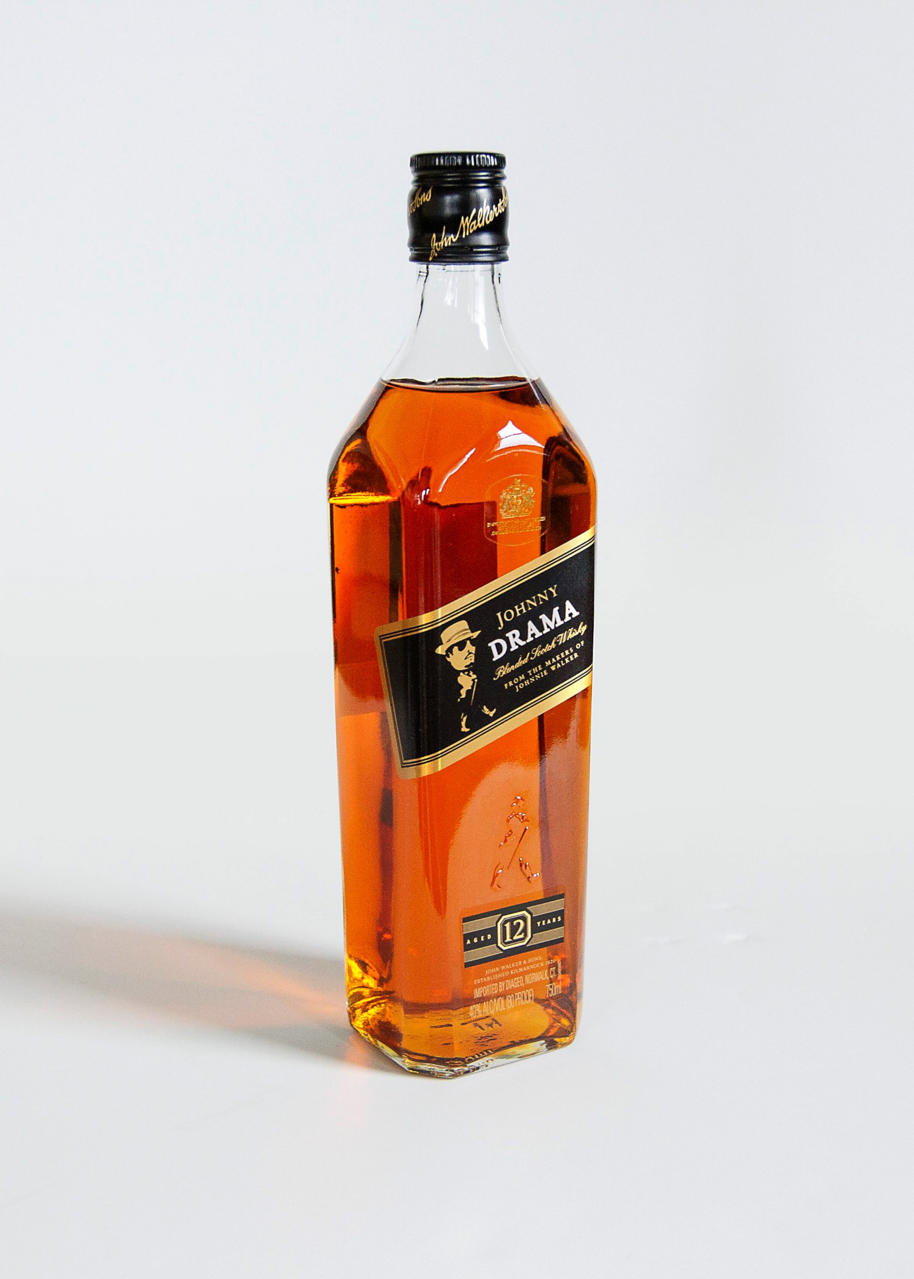PHOTO: Johnnie Walker got in on April Fools' Day fun with the Johnny Drama Blend.