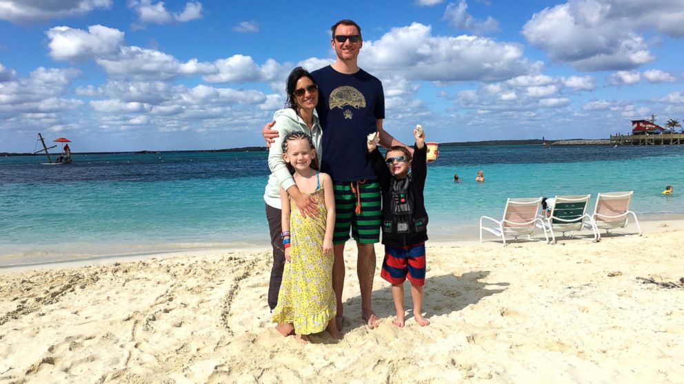 Karen Alpert of Chicago pictured with her husband Greg Alpert, daughter Zoey Alpert, 7 and son, Holden Alpert, 4.