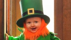 Dad Photographs 6-Month-Old Son as Real-Life Leprechaun - ABC News