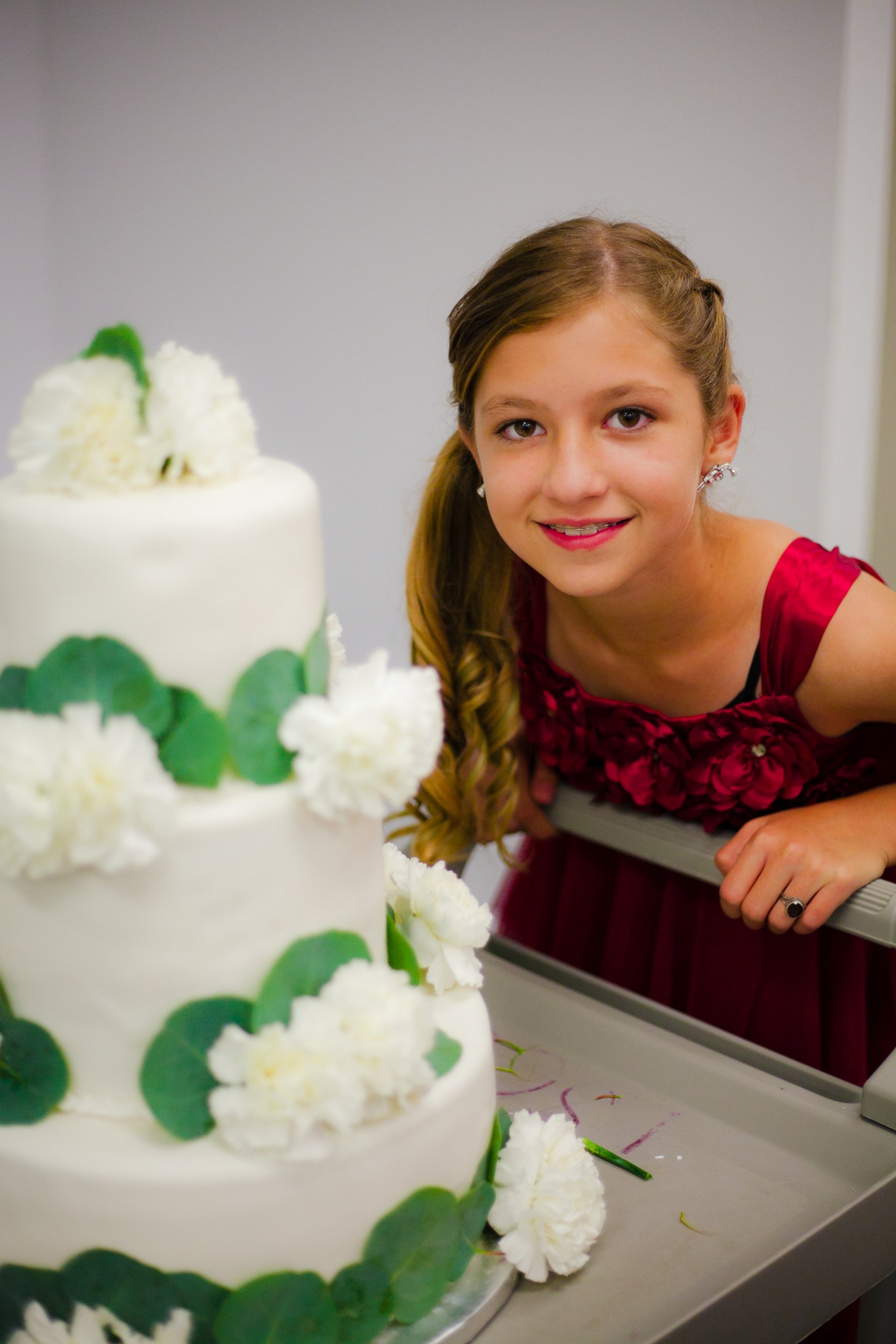 PHOTO:The wedding cake baker, a 12-year-old girl, is also on the spectrum.
