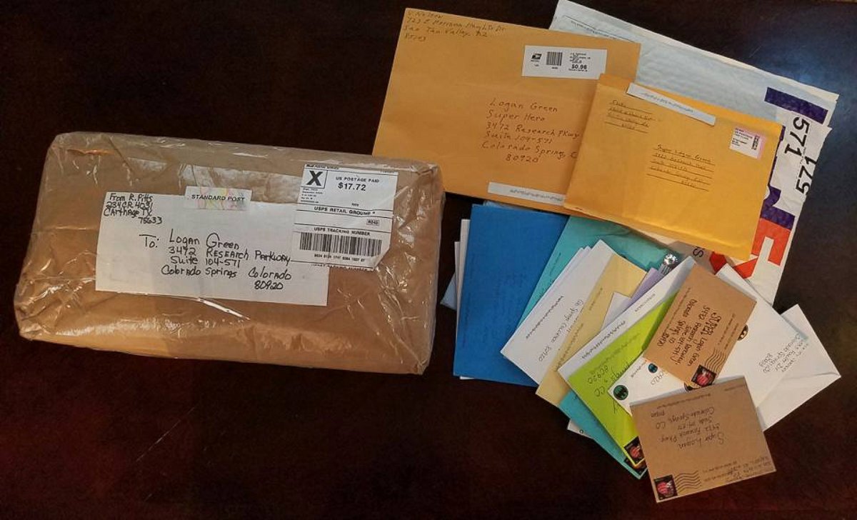 PHOTO: Over 100 people have sent Logan birthday cards following his surgery two weeks ago. 

